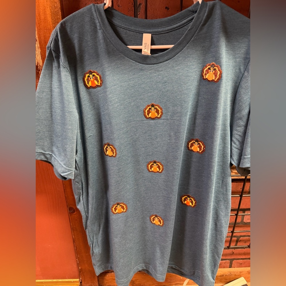 Bella Canvas Teal Graphic Short Sleeve Tee
